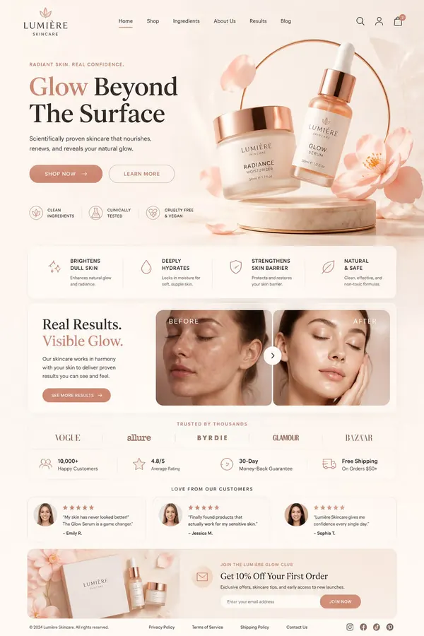 Beauty store design