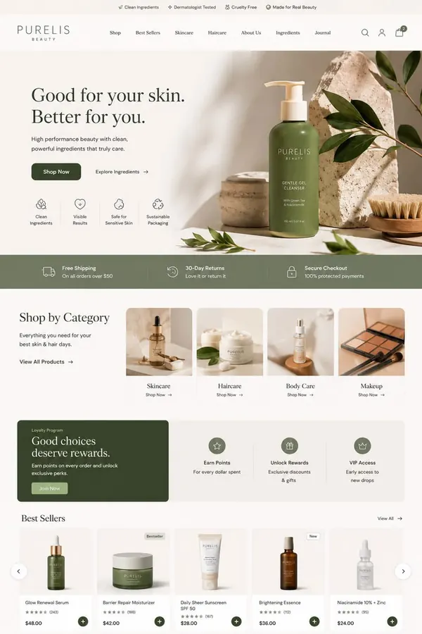 Beauty store design