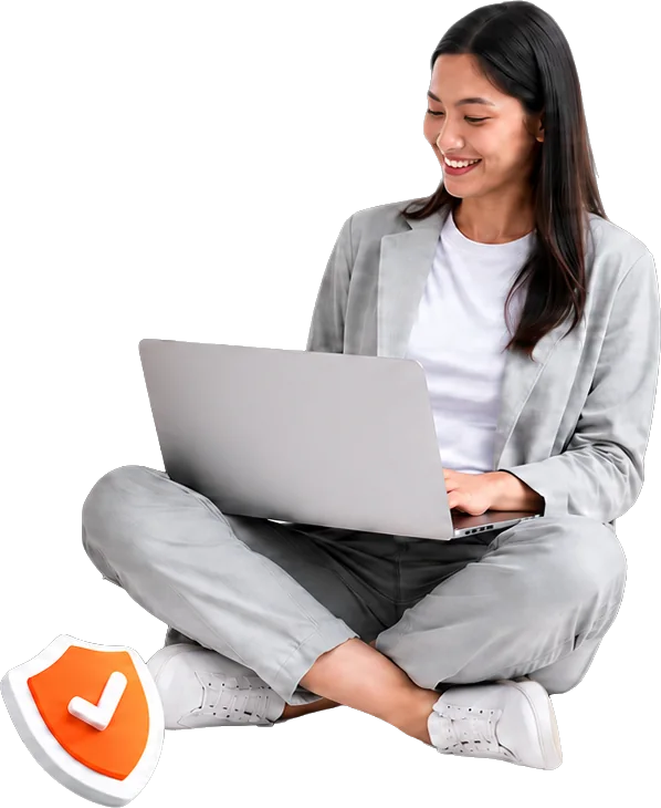 A person managing a secure online store